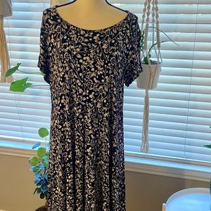 Jersey Knit Swing Dress